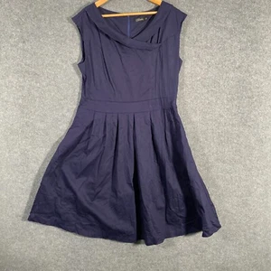 Timeless By Vannessa Tong Dress Womens 18 Plus Blue A Line Evening Formal Midi - Picture 1 of 15