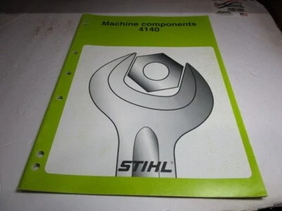 Used Stihl Machine Components 4140 Trimmer 0455 932 0123 Service Manual - Image 1 of 4