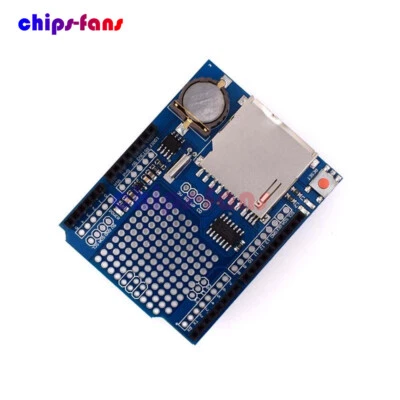 DS1307 Data Logger Recorder Logging Shield Expansion Board For Arduino SD Card - Image 1 of 4