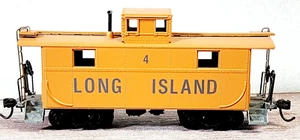 Long Island RR Orange center cupola caboose #4 Roundhouse Bev Bel #4995-1 HO - Imagen 1 de 6