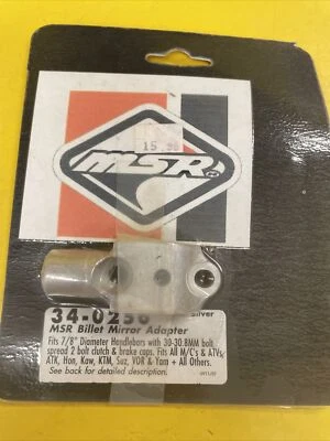 Adaptador de espelho de tarugo NOS MSR 34-0256 SERVE PARA HONDA, KAWASAKI, YAMAHA, SUZUKI TRX - Imagem 1 de 4