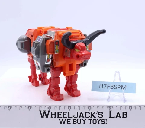 Tantrum METAL Predaking 1986 Vintage Hasbro G1 Transformers Bull Action Figure Cover