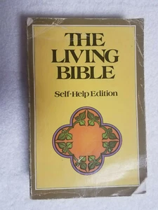 Vintage 1984 The Living Bible Paraphrased Self-Help Edition - Imagen 1 de 9
