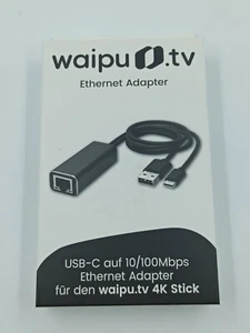Ethernet Adapter Für Waipu.Tv 4K Stick USB-C Auf RJ45 LAN Netzwerkadapter - Bild 1 von 2