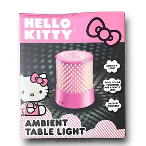 Hello Kitty Ambient Table Lamp RGB LED Lamp Light Dual Color Function NIB READ - Picture 1 of 9