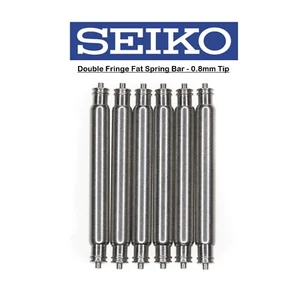 NUEVO SEIKO 6 PIEZAS 21mm 2.5mm Barras de resorte de grasa SEIKO PROSPEX acero inoxidable no magnético - Imagen 1 de 2