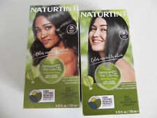 2 Naturtint Hair Color Gel One of Each 1N and 2N Ammonia Free