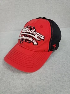 Fanatics Talladega Super Speedway Red Black Hat Cap Checkered Bill - Picture 1 of 3