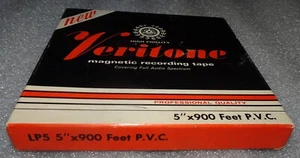 Cinta de grabación profesional magnética carrete a carrete Veritone LP5 5 pulgadas 900 pies-VTG - Imagen 1 de 6