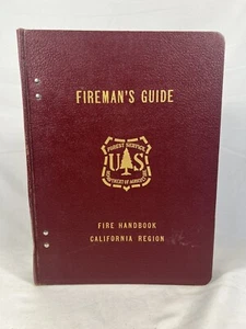 Vintage 1950's US Forest Service Fireman's Guide Handbook California Region Book - Bild 1 von 8