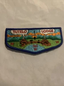 TUTELO Lodge 161 S1 OA blue bdr, Blue Ridge Mountains Council BSA VA  First Flap - Picture 1 of 5