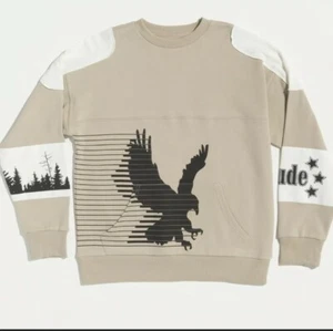 Rhude x Starter Crewneck Eagle Sweatshirt, Size Small,  Grey Gold Black New NWT - Picture 1 of 8