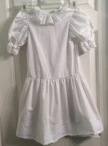 Bryan Girls Size 5 White With Lace - Picture 1 of 5