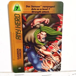 OVERPOWER CCG --- ""CUALQUIER HÉROE"" GAMMA TERROR --- CONTROL DE MISIÓN -- CASI NUEVO/COMO NUEVO - Imagen 1 de 1