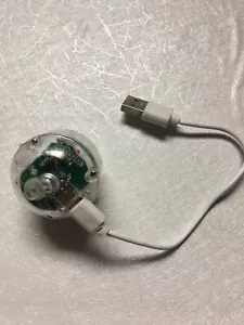 USB C Chargeable LED Light Color Changing Transparent Small Motor Push-on Button - Picture 1 of 4