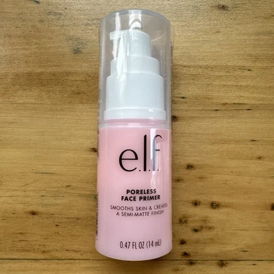 Imprimación facial sin poros elf .47 oz base #83405 transparente sellada Foto 1 de 3