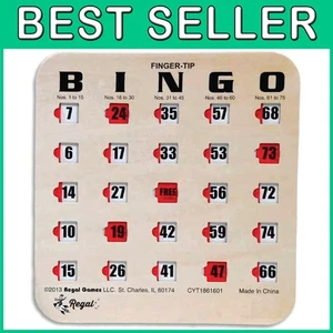 Tarjetas de bingo listas para viajar - Paquete de 100 con ventanas correderas - Imagen 1 de 8