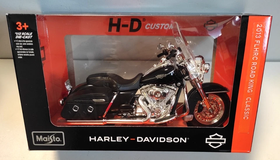 MAISTO H-D CUSTOM 1 12 MOTO HARLEY DAVIDSON FLHRC ROAD KING CLASSIC 2013 32322