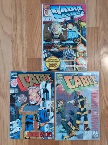 Lot Of 3 Cable Blood & Metal #1 1992 #1 1993 #16 1994 Marvel Comics Bags Boards - Picture 1 of 3