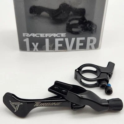 RaceFace Turbine Dropper Seatpost 1x Remote & Clamp for Race Face Black NO CABLE - Image 1 of 3