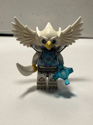 Lego Minifigure Legends of Chima loc047 Ewar - Flat Silver Armour  - Image 1 of 2