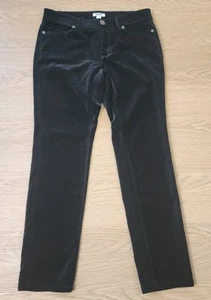 J Jill Pants Womens 2 Petite Spandex Cotton Velvet Dress Stretch Black 29x26 - Picture 1 of 9