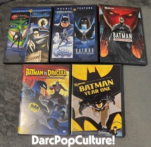Batman Animated DVD Lot, 7 Movies, 5 DVDs: Year One, Vs Dracula, Red Hood, Mask - Bild 1 von 11
