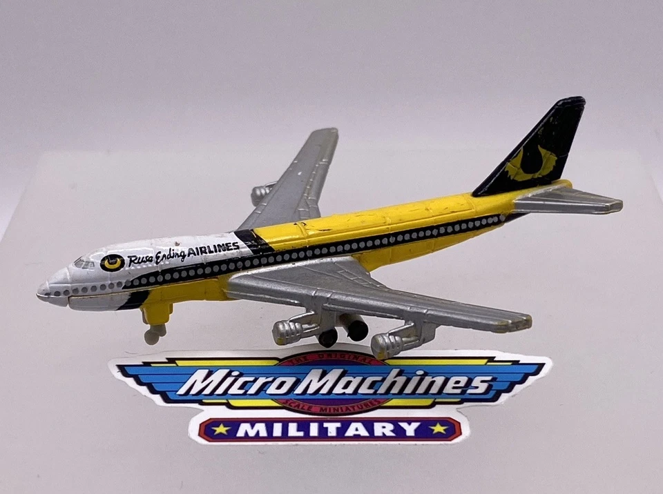 Micro Machines Boeing 747 Ruse Ending Airlines Airliner Galoob LGTI - Image 1 of 3