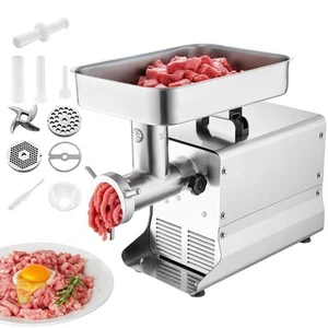 1260lbs/h Commercial Electric Meat Grinder #32 Sausage Filler Maker Meat Mincer - Picture 1 of 11