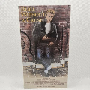 Rebel Without A Cause Vhs 1986 James Dean Wraparound Watermarks - Picture 1 of 4