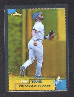 1999 Finest Gold Refractor #41 Eric Young #31/100 - Dodgers - Image 1 of 2
