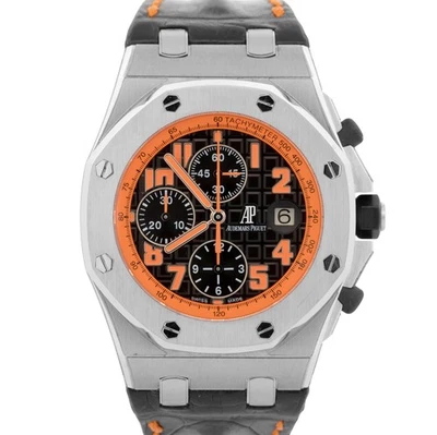 MINT PAPERS Audemars Piguet Royal Oak Offshore Volcano Orange Steel 26170ST BOX - Image 1 of 4