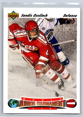 1991-92 Upper Deck #661 Sandis Ozolinch - Image 1 of 2