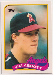 1989 Topps Traded #2T Jim Abbott RC California Angels - Picture 1 of 2