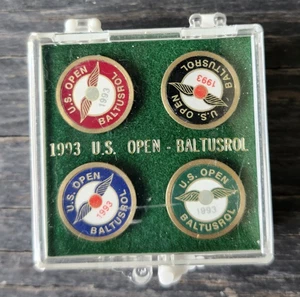 1993 US OPEN Baltusrol Ball Marker 4er Set mit Vitrine - Bild 1 von 1