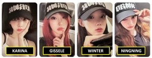 AESPA DIRTY WORK MD BALL CAP OFFICIAL PHOTOCARD PC KARINA WINTER GISSELE NING - Bild 1 von 1