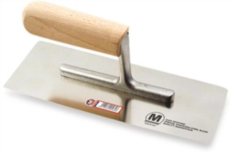 BULOVA - FRATTAZZO INOX 355X110 MM MANICO LEGNO ACCIAIO INOX - Immagine 1 di 1