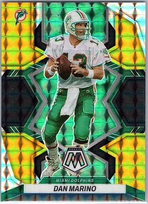 2022 Panini Mosaic Football Choice Black Gold #126 Dan Marino #/8 - Imagem 1 de 2