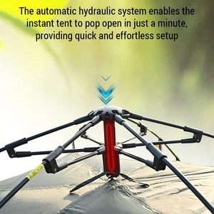 1-Outdoor Waterproof Pop Up Tent 3-4 Person Instant Tents Double Layer Automatic - Picture 1 of 7