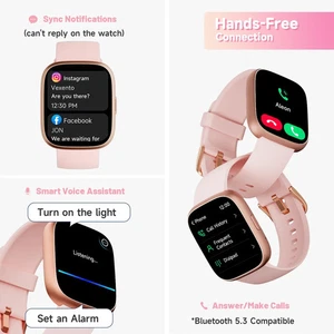 Alexa Built-In Smart Watch Heart Rate MonitorTracker Pedometer IP68 Waterproof - Picture 1 of 15