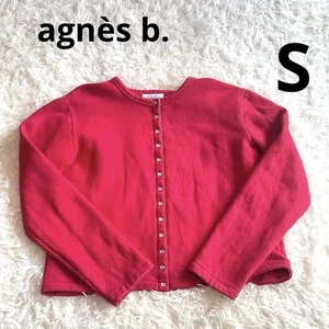 Agnès b. Pression Strickjacke M001 rot Baumwolle 100% Made in Japan guter Zustand - Bild 1 von 24
