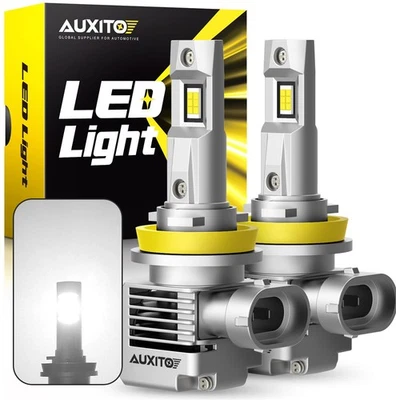 2X AUXITO H11 LED Headlight Conversion Kit Low Beam Bulbs Bright CANBUS Q16 EAH - Image 1 of 4