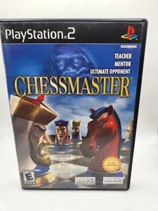Chessmaster (Sony PlayStation 2, 2003) Cib Cleaned & Tested Disc Clean - Picture 1 of 4