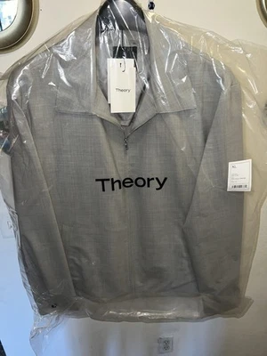Chaqueta de sastre Theory Hazelton para hombre en lana XL gris melange nueva $565 Foto 1 de 2