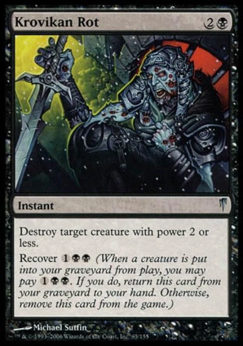 Krovikan Rot - Light Play MTG Coldsnap - Image 1 of 1