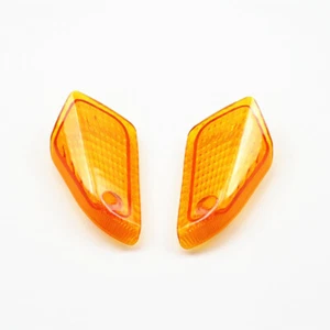 Amber Rear Turn Signal Indicator Light Lens Cover For Kawasaki ZZR250 EX250 ZZR - Picture 1 of 7