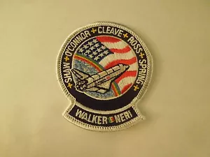 NASA Space Shuttle Atlantis Mission STS-61-B Embroidered Iron On Patch - Picture 1 of 3