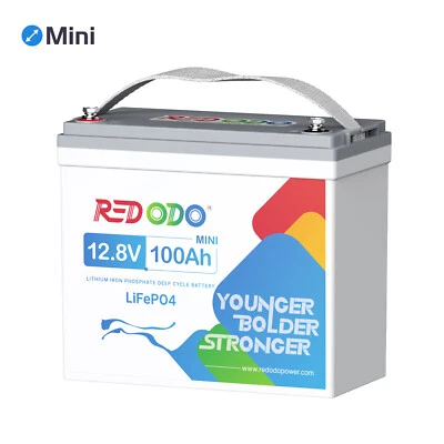 Lote de batería de litio Redodo LiFePO4 12V 100Ah 200Ah 300Ah para motor de arrastre RV Foto 1 de 4