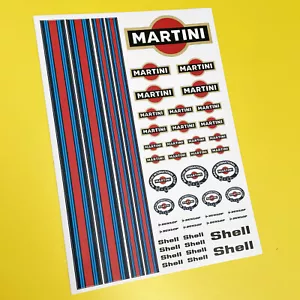 18. Maßstab RC MARTINI Aufkleber passend für Losi Mini Xray HPI assoziiert usw - Bild 1 von 1