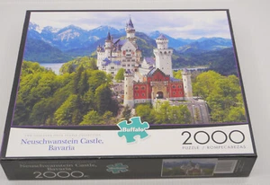 BÜFFEL 2000 TEILE PUZZLE, SCHLOSS NEUSCHWANSTEIN, BAYERN, LANDSCHAFT - Bild 1 von 6